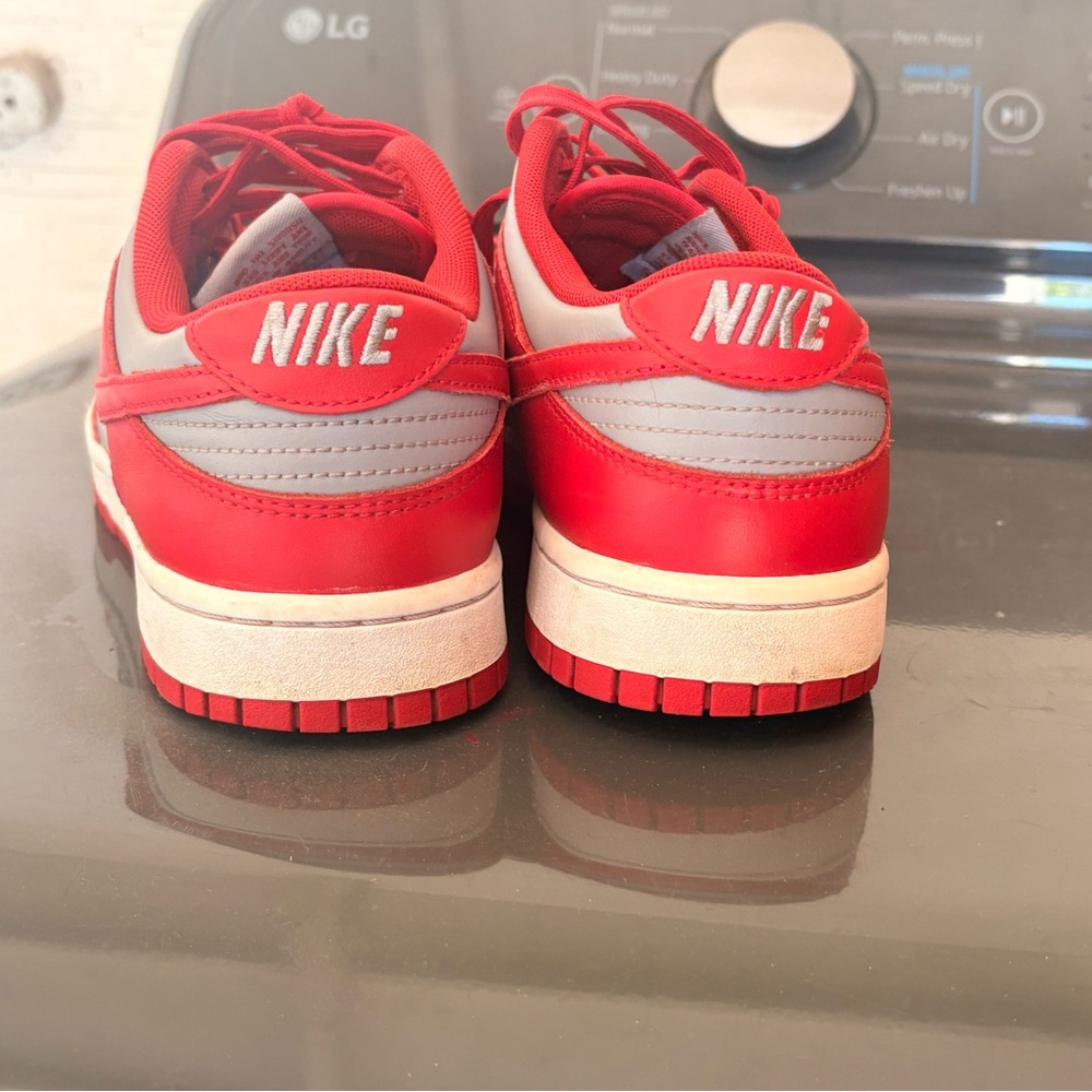 Nike mens Red and Gray Sneakers